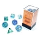 thumbnail image 2 of Juego de dados de juego Chessex Nebula Polyhedral, rojo y plateado, con juego de 7 dados Luminary, 2 of 3