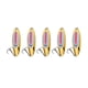 thumbnail image 1 of 5 Piezas Cucharas De Pesca Se?uelos Cebos Y Se?uelos De Lubina Vertical De Metal Oro De Agua Dulce 32g, 1 of 5
