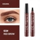 thumbnail image 1 of 4 Split Tip Water Eyebrow Pencil, Long Lasting Waterproof, Simulated Natural Vivid Eyebrow , Clear Texture, No Decolorize Eyebrow Pen, 1 of 3