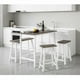 thumbnail image 1 of Juego Comedor Bar 3 Banquetas Walnut-Blanco, 1 of 7