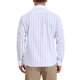 thumbnail image 3 of INSPIRE CHIC Camisa de Hombre a Rayas con Botones y Mangas Largas Elásticas para Negocios L Azul Claro, 3 of 4
