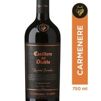 Vino Tinto Carmenere Reserva Privada Botella 750 Ml Casillero Del Diablo