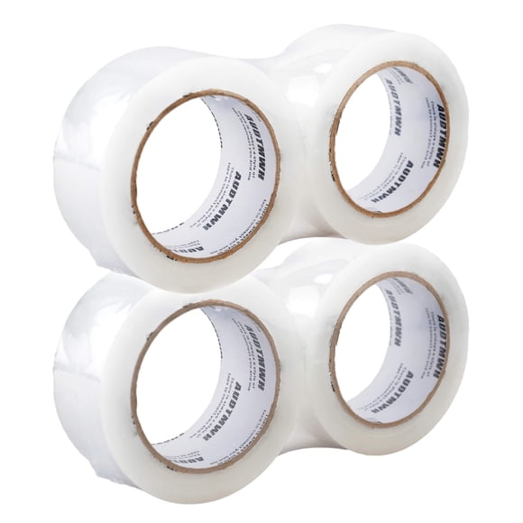 Recambios de cinta adhesiva AUDTMWH, transparente y resistente, 60 m x 4 rollos