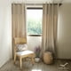 thumbnail image 5 of Cortina de Tela Blackout Beige Vincenzi 140x220, 5 of 7