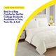 thumbnail image 5 of Juego de ropa de cama Sweet Home Collection Dorm Room Twin XL Ivory, 5 of 6