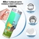 thumbnail image 5 of La Pequeña Lola Visita la Ciudad Vaso aislado de acero inoxidable con asa, diseño temático, regalo para familia, amigos y fans; incluye pajita y encaja en el portavasos estándar, 40 oz, 5 of 6