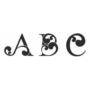 Rienda Libre Graphics - Decomural Abc Alphabet Nursery Ws-15322