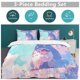 thumbnail image 5 of x386 My Neighbor Totoro Bed Duvet Cover Microfiber Bedding Sets 3D Printed Lightweight 3 Piece Comforter Sets, 1 Duvet Cover And 2 Pillow Shams for Kids Boys Girls 90"x90" jn386, 5 of 5