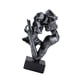 thumbnail image 5 of Escultura abstracta de cara de pareja besándose, estatua de amante besándose, figura creativa de amor para estantes, regalo de pareja de granja para e Plateado vintage, 5 of 5