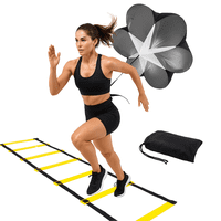 Linea Sport - Set De Paracaídas Y Escalera Para Entrenamiento Deportivo