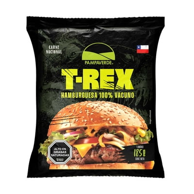 Hamburguesa De Vacuno T-Rex 185 G Pampa Verde
