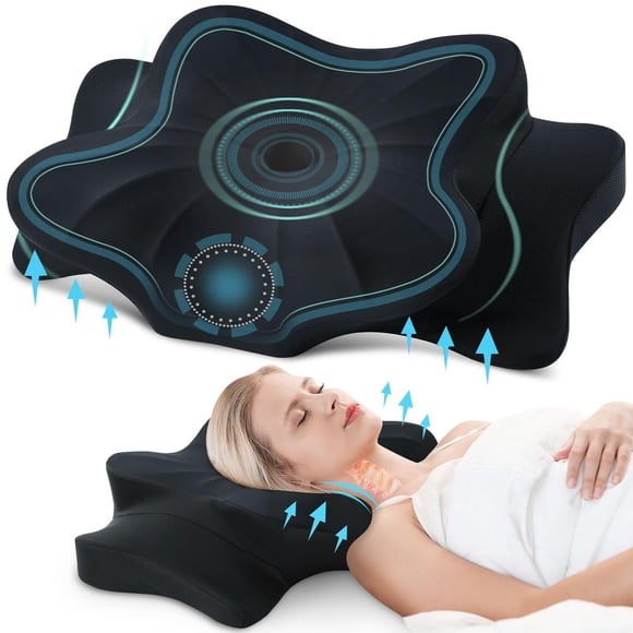 Almohada cervical DONAMA Cooling Contour de espuma viscoelástica con funda