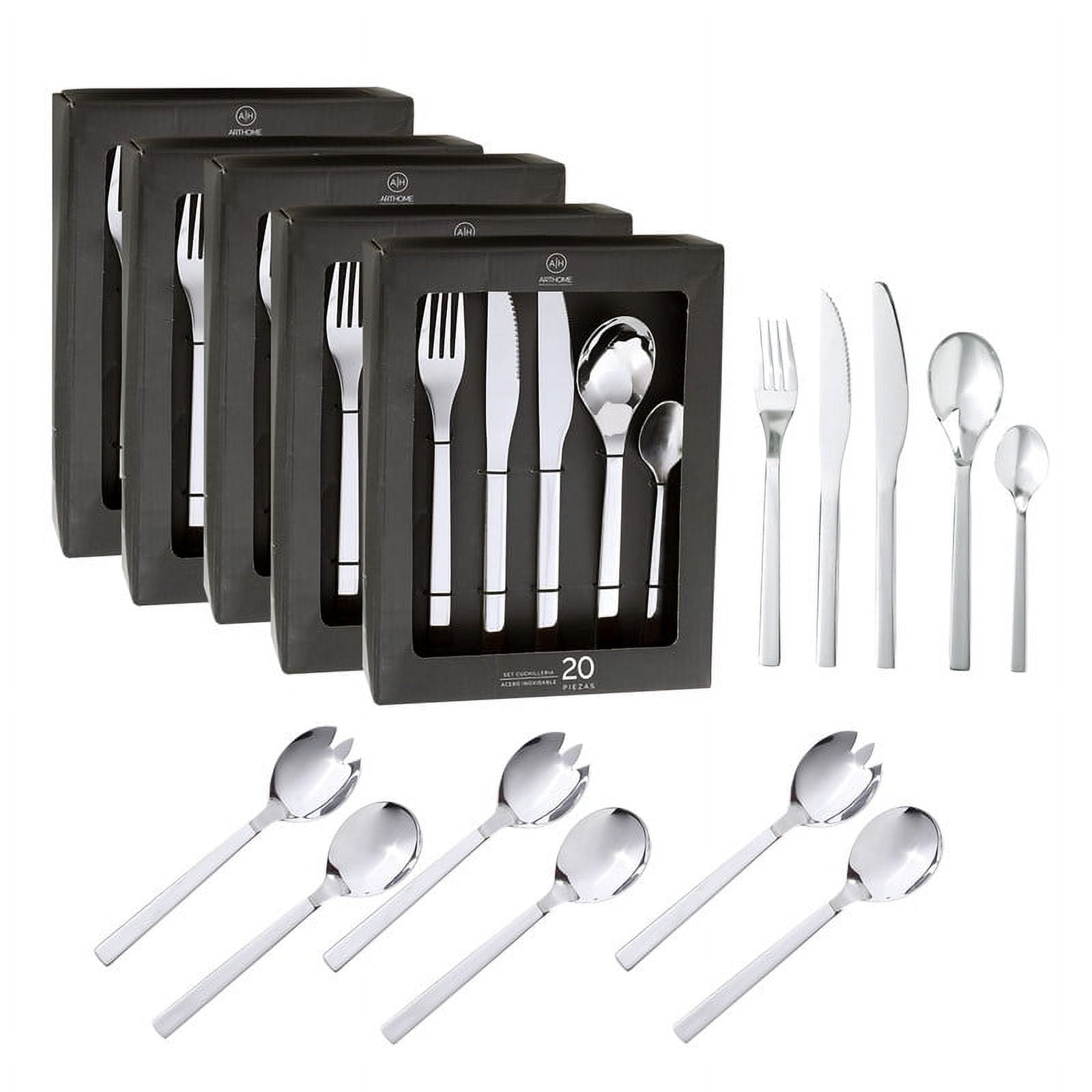 Arthome - Set Cuchilleria 106 Piezas Acero Inoxidable Cuc10