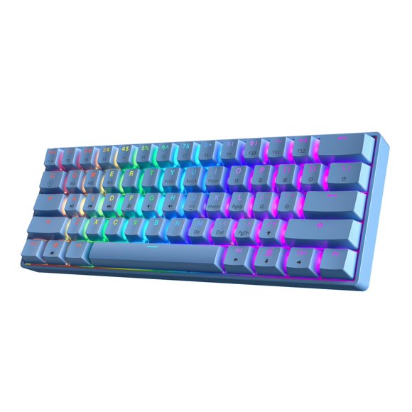 Teclado mecánico para gaming HK GAMING GK61 60% v3