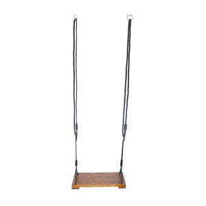 Magideal - Asiento De Columpio De Madera Con Cuerda Colgante, Asiento De Banco Plano Duradero Para Jardín Y Patio