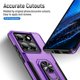 thumbnail image 5 of Para Motorola Moto Edge 2025 Funda con Soporte de Anillo Metálico de Rotación de 360° [Soporte Magnético para Auto] a Prueba de Golpes Resistente Protección de Cuerpo Completo de Alta Resistencia, 5 of 10