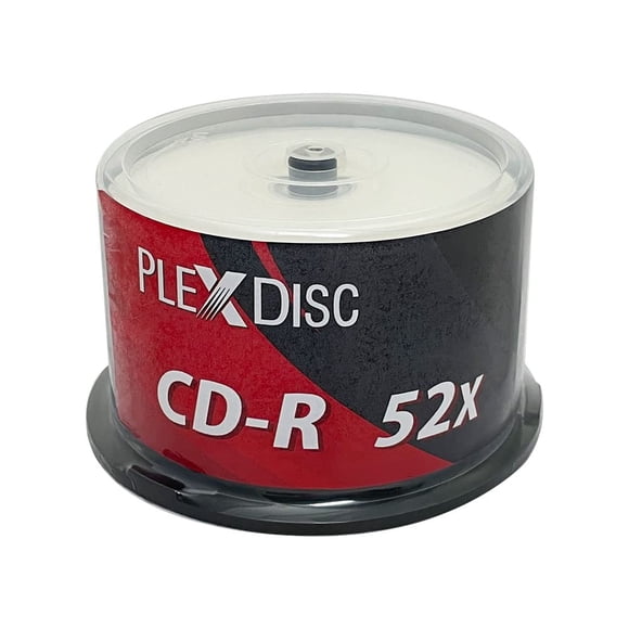 CD-R PlexDisc serie TY, 700 MB, 52 veces, imprimible por inyección de tinta, paquete de 50