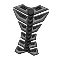 Magideal - Calcomanía Protectora Para Tanque De De Motocicleta, 3D, Fácil De Instalar, Duradera, Decorativa, Accesorio Esencial, Calcomanía De Espina De Gris