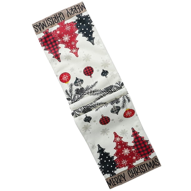 Camino De Mesa Navideño, Decoración Navideña De Temporada, Invierno, Festival, Mesa De Comedor, 33 Cm X 275 Cm