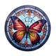 thumbnail image 1 of Etiqueta Engomada De Cristal De Mariposa, Calcomanía Decorativa Redonda Impermeable Duradera De PVC Para Ventana, 1 of 3