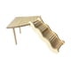 thumbnail image 1 of Plataforma De Madera Para Hámster Con Escalera Para Escalar Ideal Para Ratas Ardillas Enanas, 1 of 5