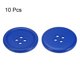 thumbnail image 3 of Uxcell 10Pcs 40L Botones de Costura 1"(25mm) Botones Redondos Planos de Resina de 4 Agujeros para Costura de Ropa DIY, Azul Oscuro, 3 of 5
