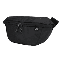 Banano Amplio Belug De 3 Bolsillos Tela Negro