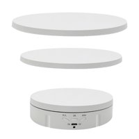 Bothyi - Soporte Giratorio Para Exhibición De Productos, Soporte Para Reloj De Joyería Silencioso Para Joyería, Blanco