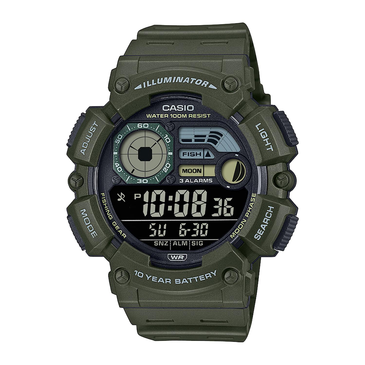 Reloj Hombre Casio Ws-1500H-3Bvdf Verde 54,5×50,1×16,8Mm