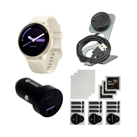 Reloj Inteligente Garmin Vivoactive 6 Lunar Gold Con Correa