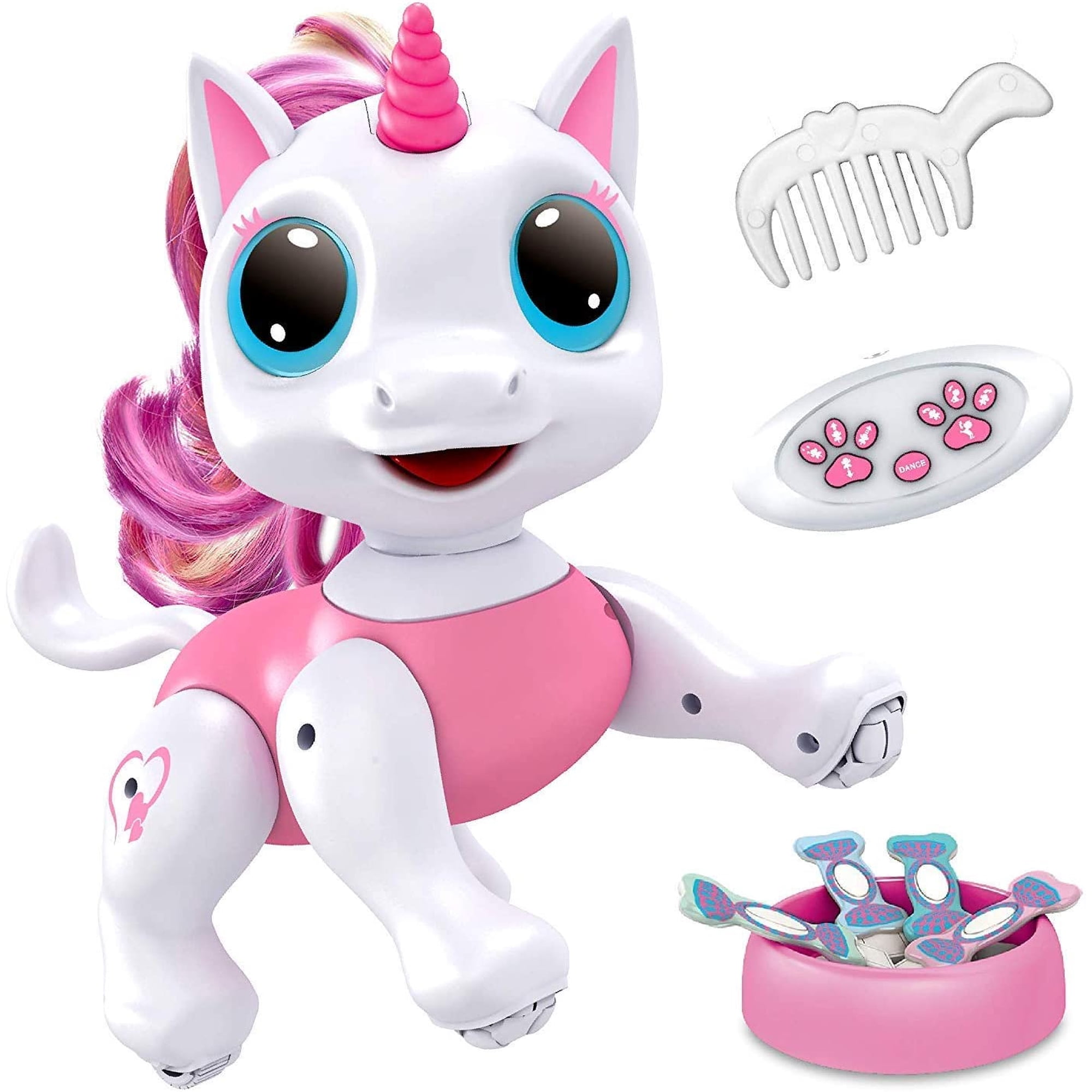 Robot De Juguete Para Mascotas Con Control Remoto Power Your Fun Robo Pets Unicorn