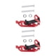 thumbnail image 3 of Soporte de pala para portaequipajes de techo, accesorios de coche, duradero, soportes de montaje en pared, abrazadera de soporte de pala para barcos, Rojo, 3 of 5