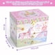 thumbnail image 3 of Joyero Jewelkeeper Musical con forma de unicornio con 2 cajones para niñas, 3 of 8