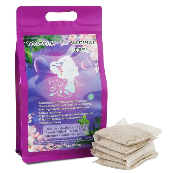 Limpiador y reafirmante TOKPELA de Yoni Herbs 100% orgánico (20 veces)