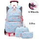 thumbnail image 1 of Rolling School Bags for Girls Backpack Children Waterproof School Backpacks with Wheels Middle School Trolley Luggage Back Pack, 1 of 3