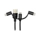 thumbnail image 1 of MICROLAB CABLE 3 EN 1 USB A MUSB - C Y LIGHTN 1MT, 1 of 3