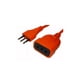 thumbnail image 3 of Alargador Extension De Corriente 20Mts 10A Naranja, 3 of 5