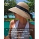 thumbnail image 3 of Sombrero de paja Siggi Mujeress Floppy Summer Sun Beach UPF50 plegable de ala ancha 56-58 cm, 3 of 7