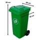 thumbnail image 2 of Contenedor De Basura 120 Litros Color Verde, 2 of 2
