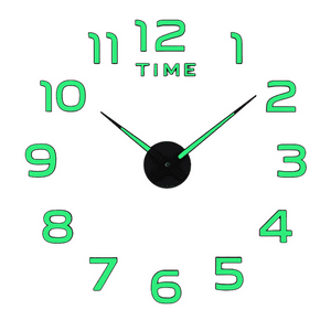 Estilodomus - Reloj Diy 3D Grande Para Armar Fluorecente