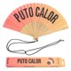 thumbnail image 1 of Abanico de mano Fisura plegable 42 cm madera y textil, 1 of 7