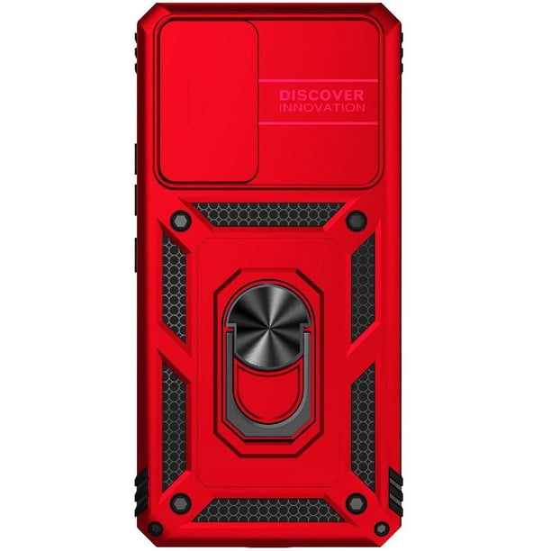 Estuche GANGXUN para Samsung Galaxy A72 4G/5G, soporte giratorio 360°, estilo mecánico y magnético