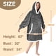 thumbnail image 5 of Sudadera con capucha Tirrinia Oversized Fluffy Sherpa para adulto, 5 of 7