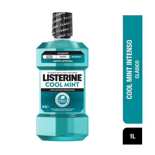 Enjuague Bucal Cool Mint Frescura Intensa 1 L Listerine
