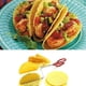 thumbnail image 4 of Prensa para tacos de acero inoxidable, molde para tortillas fritas, pinzas para freír y utensilios de cocina, 4 of 6