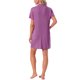 thumbnail image 3 of INSPIRE CHIC Camisones de Mujer con Botones, Camiseta de Dormir de Manga Corta, Camisón con Bolsillos 2XL Púrpura Polvoriento, 3 of 6