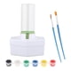 thumbnail image 1 of Limpiador De Brochas De Pintura, Enjuagadores De Brochas De Taza De Enjuague Para Artistas De Pintura Al óleo, Escritura Verde, 2 Pinceles, 6 Pinturas, 1 of 5