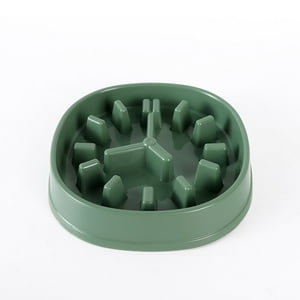 Winpet - Plato Alimentación Lenta Para Perros - Reloj Verde