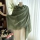 thumbnail image 1 of suxuMhao Bufanda Transparente, Bufanda de Gasa, Bufanda Ligera de Verano, Chal Largo, Bufanda Transparente para el Cuello con Protector Solar para Viaje, Transpirable y Cómoda, 39.34x76.77in, Verde,, 1 of 2