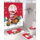 thumbnail image 3 of Juego 4 Piezas Cortina De Baño Y Alfombras Diseño Navideño Tf01, 3 of 3